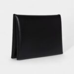 Hermès Calvi Duo Card Holder Black Box Palladium Hardware