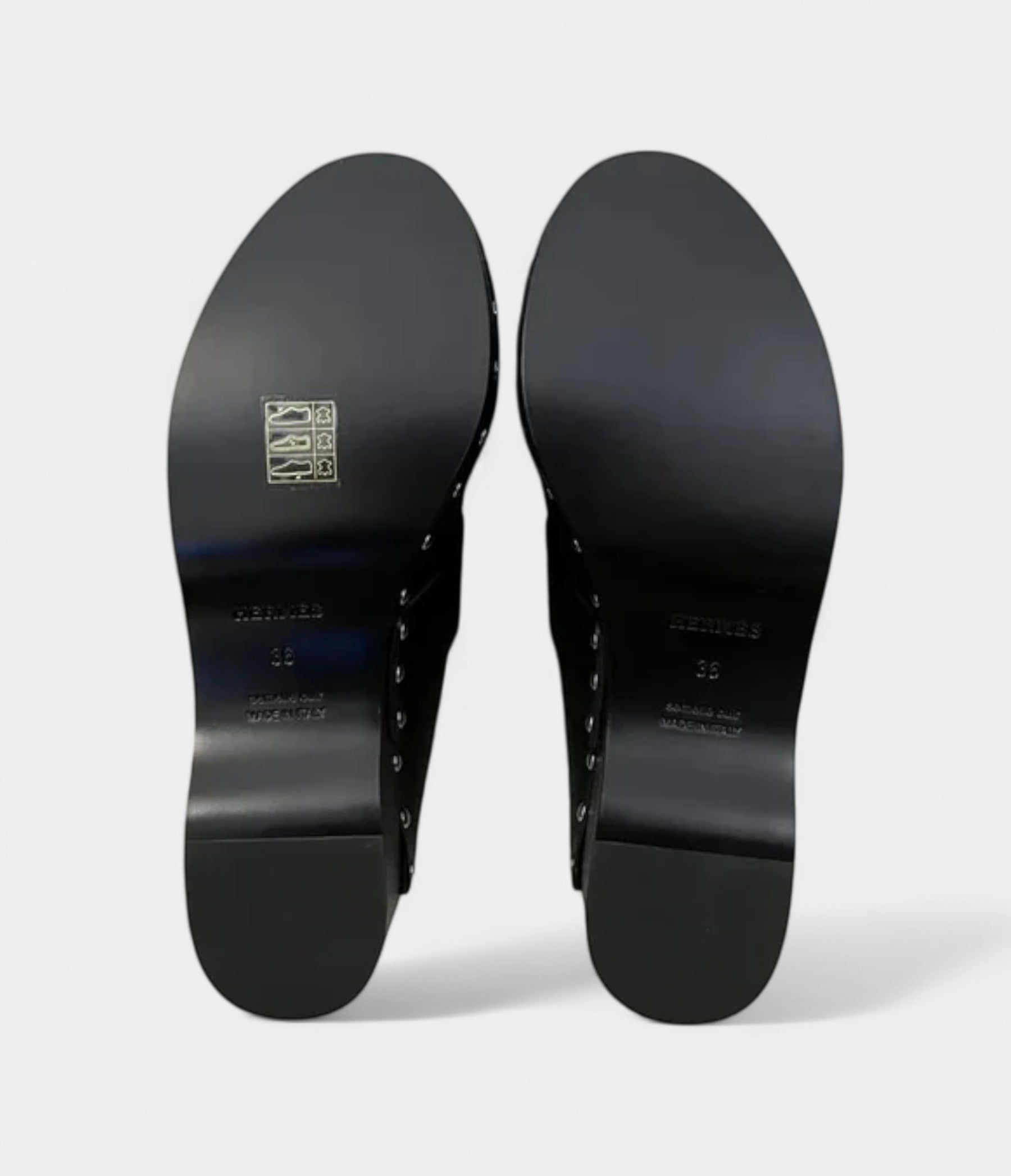 Hermès Calya Leather Mules & Clogs Timeless Elegance in Every Step