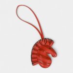 Hermès Carnelian Poppy Serie GeeGee Savannah Bag Charm PM