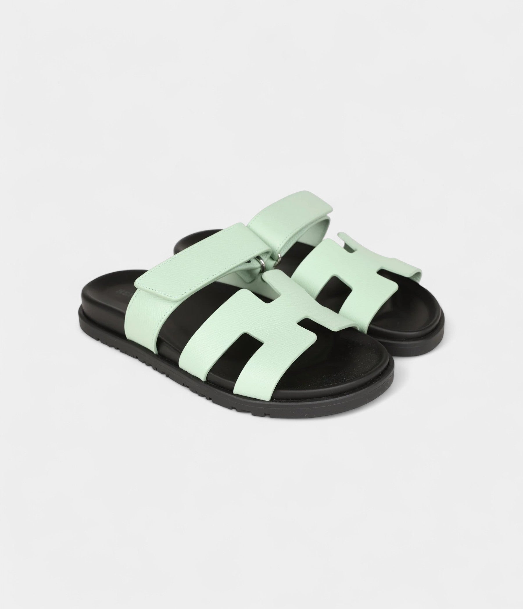 HermesChypreSandalVertJadeEpsomPalladiumHardware35EU_1.jpg Hermès Chypre Sandal Vert Jade Epsom Palladium Hardware 35 EU