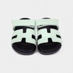 Hermès Chypre Sandal Vert Jade Epsom Palladium Hardware 35 EU
