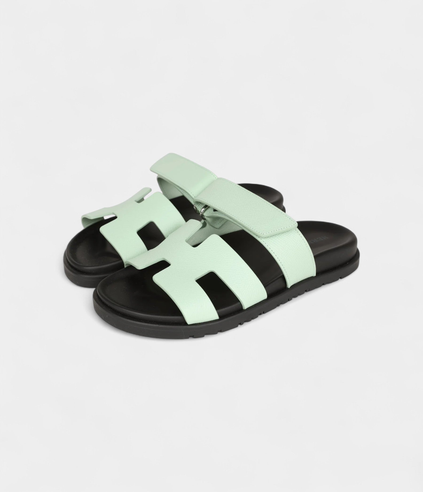 HermesChypreSandalVertJadeEpsomPalladiumHardware35EU_5.jpg Hermès Chypre Sandal Vert Jade Epsom Palladium Hardware 35 EU