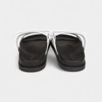 Hermès Chypre Sandals White Calfskin Palladium Hardware 35.5 EU