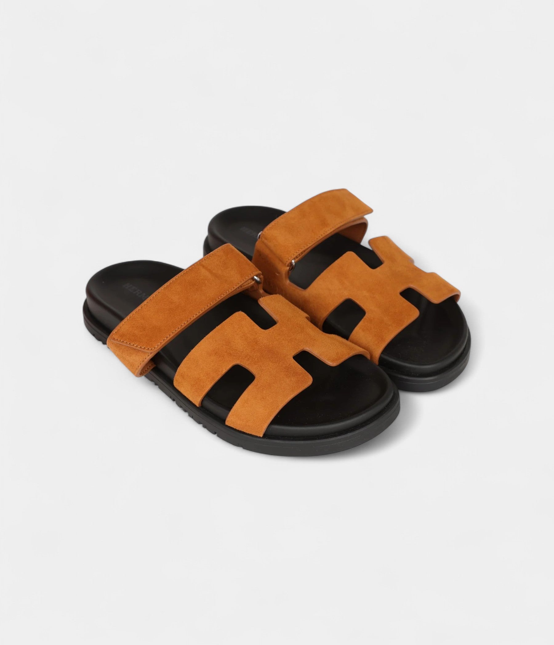 Hermès Chypre Sandals Brown Suede 36 EU