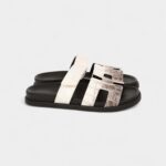 Hermès Chypre Sandals Himalaya Matte Crocodile Palladium Hardware 38 EU