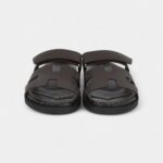 Hermès Chypre Techno Sandals Ecorce Calfskin Palladium Hardware 37 EU