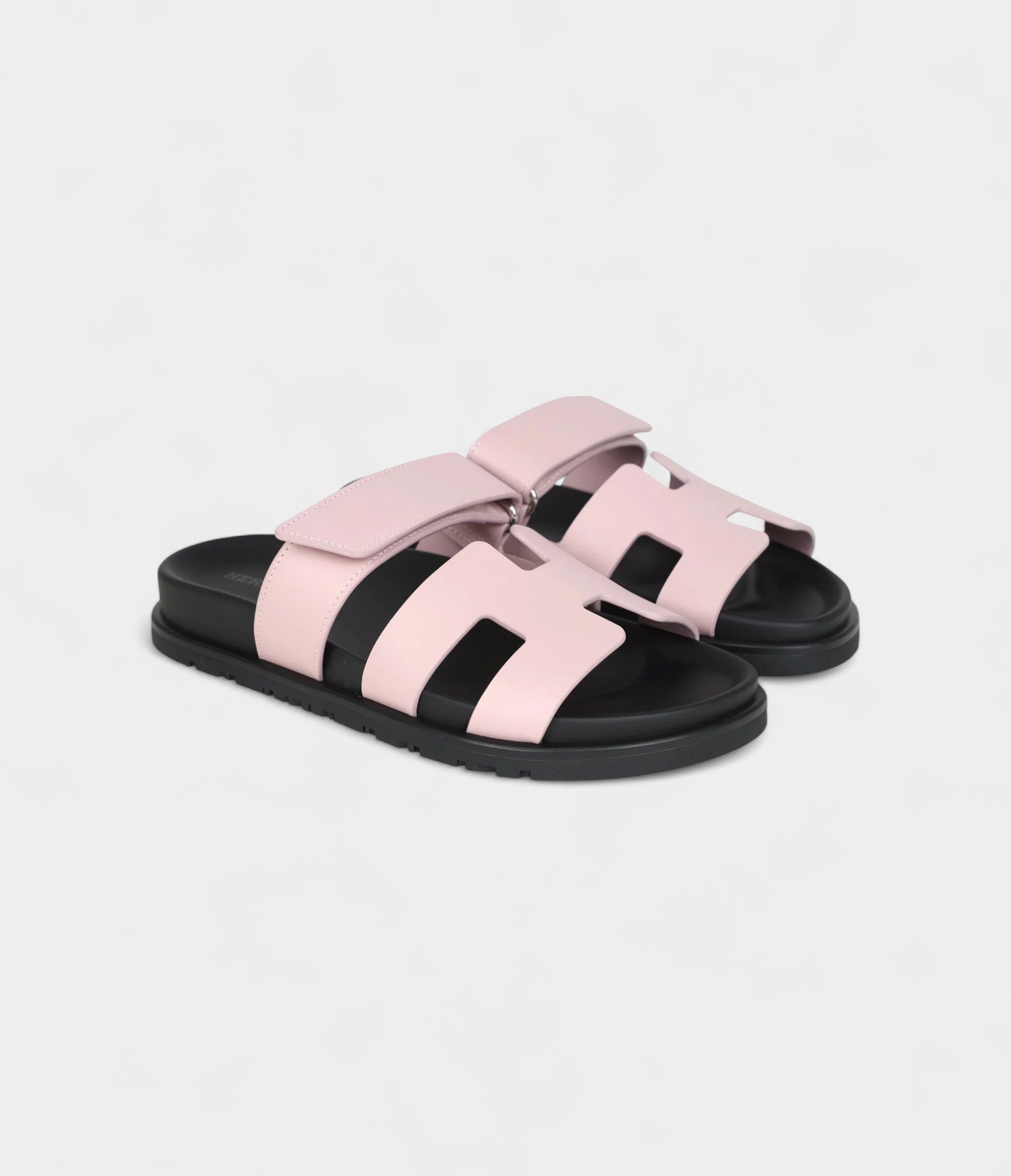HermesChypreTechnoSandalsRoseCancanCalfskinPalladiumHardware37EU_8.jpg Hermès Chypre Techno Sandals Rose Cancan Calfskin Palladium Hardware 37 EU
