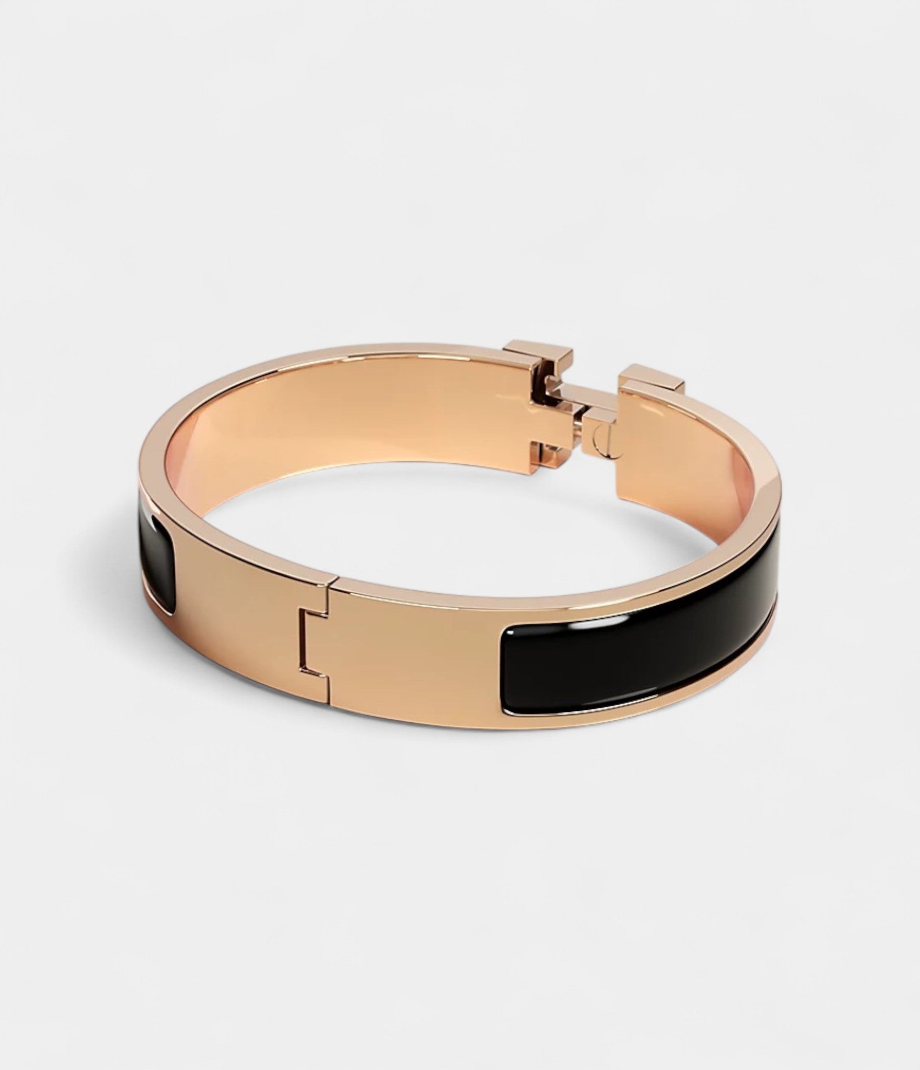Hermès Clic H Bracelet Noir Timeless Sophistication in Black Enamel