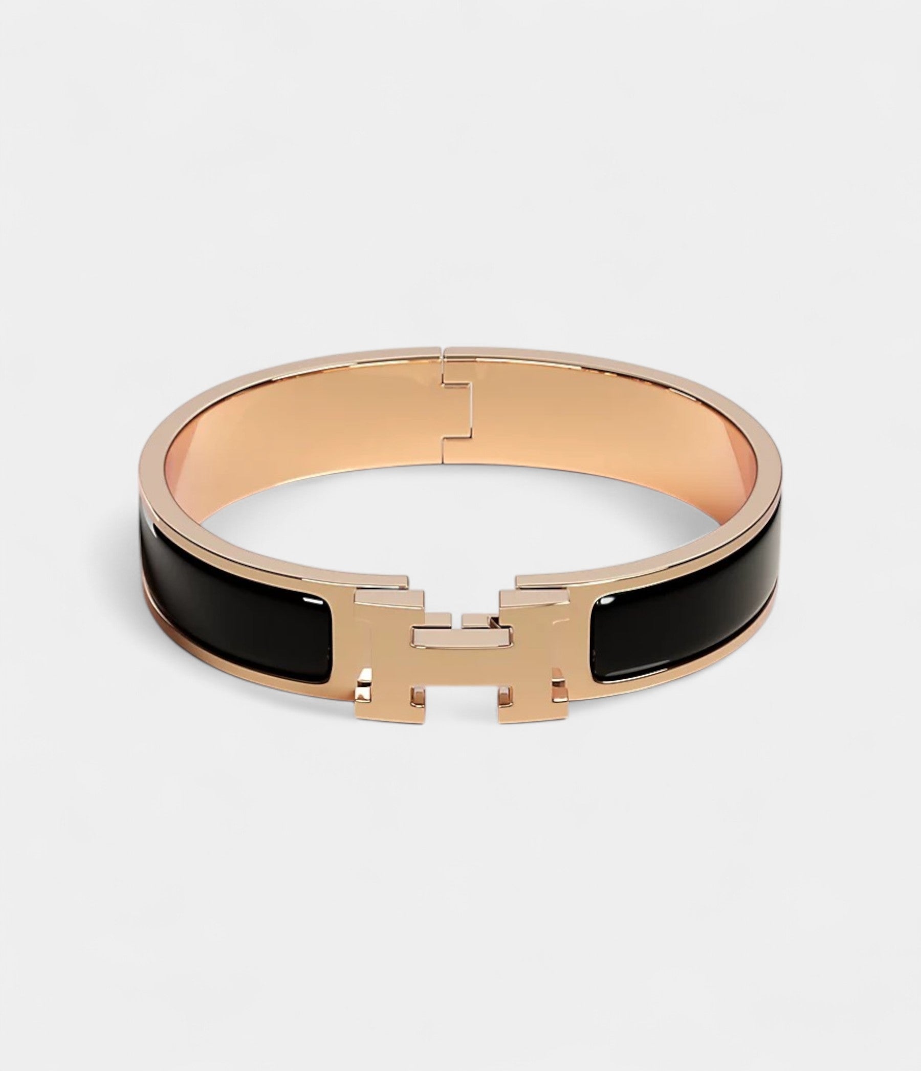 Hermès Clic H Bracelet Noir Timeless Sophistication in Black Enamel