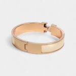 Hermès Clic H Bracelet Crème