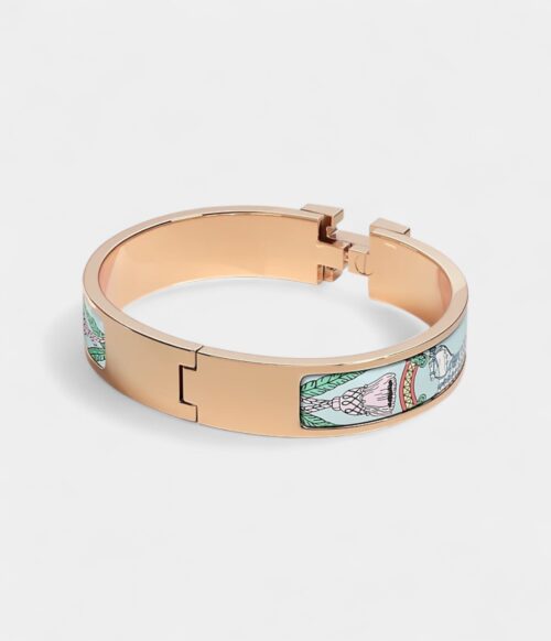 Hermès Clic H Grand Apparat Bracelet Aurore