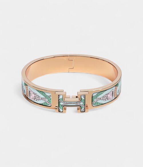 Hermès Clic H Grand Apparat Bracelet Aurore