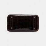 Hermes Cocoan Shiny Niloticus Crocodile Birkin 25 Palladium Hardware