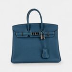 Hermès Colvert Togo Birkin 25 Palladium Hardware
