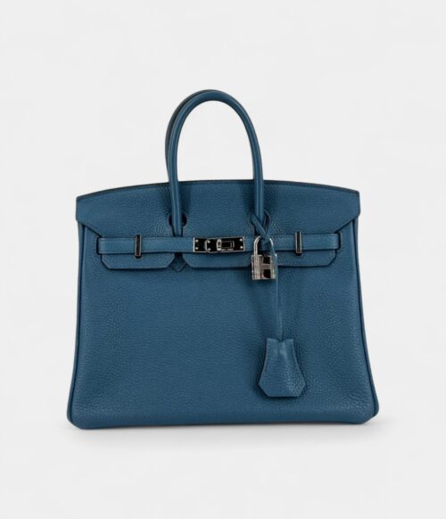 Hermès Colvert Togo Birkin 25 Palladium Hardware