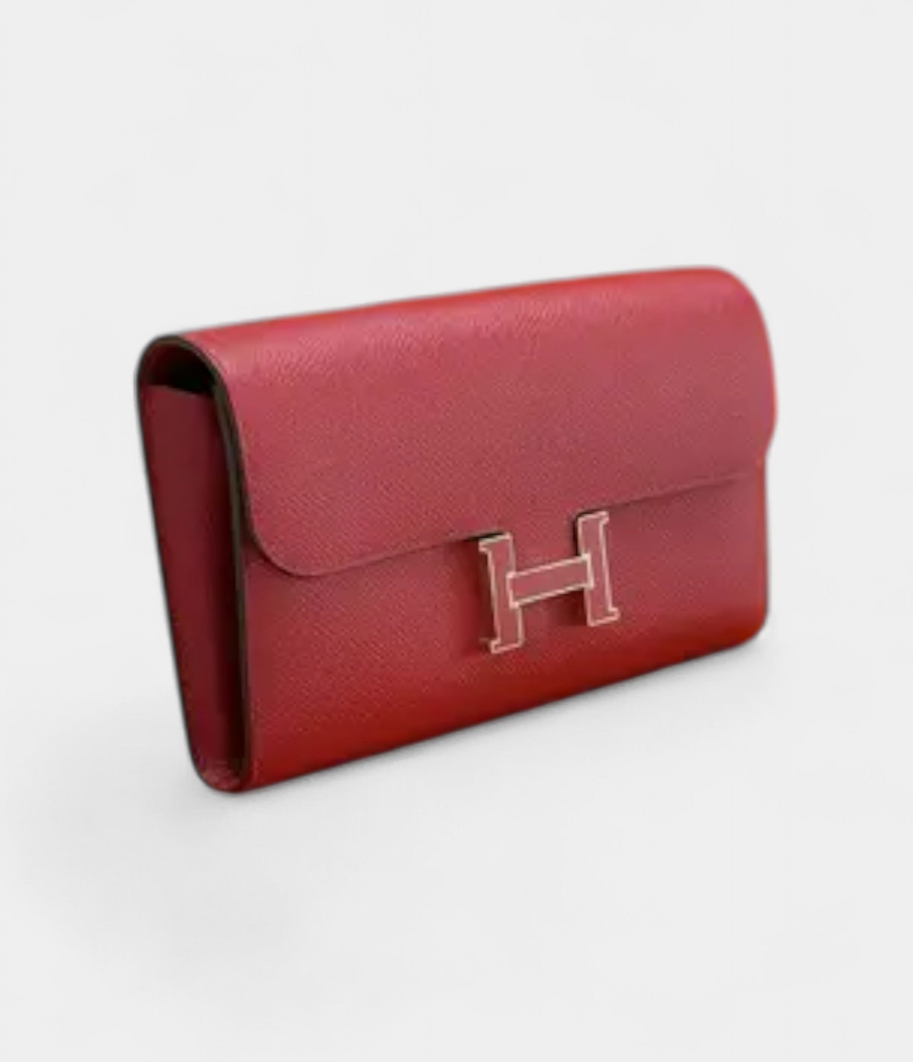 Hermès Constance Red Leather Wallet
