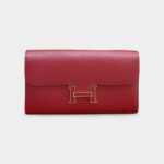 Hermès Constance Red Leather Wallet