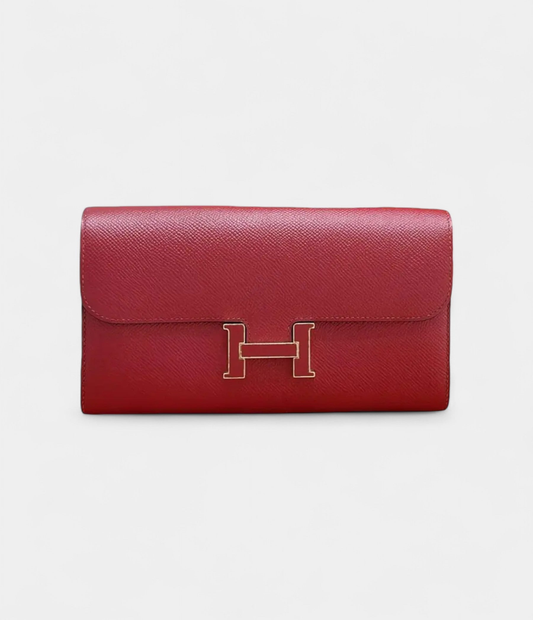 Hermès Constance Red Leather Wallet