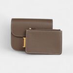 Hermès Constance Slim Wallet Etoupe Evercolor Gold Hardware