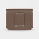 Hermès Constance Slim Wallet Etoupe Evercolor Gold Hardware