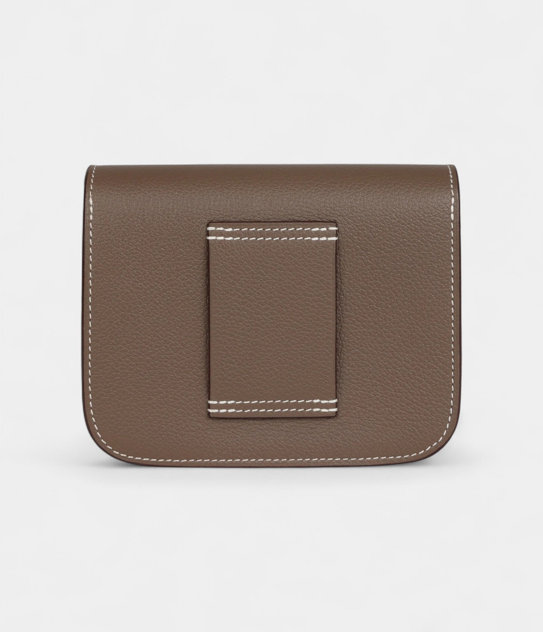 Hermès Constance Slim Wallet Etoupe Evercolor Gold Hardware