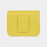 Hermès Constance Slim Wallet Lime Evercolor Palladium Hardware