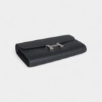 Hermès Constance Wallet To Go Ardoise Evercolor Palladium Hardware