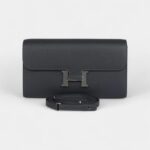 Hermès Constance Wallet To Go Ardoise Evercolor Palladium Hardware