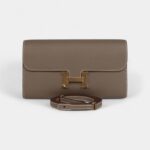 Hermès Constance Wallet To Go Etoupe Epsom Gold Hardware