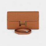Hermès Constance Wallet To Go Gold Epsom Gold Hardware