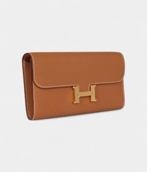 Hermès Constance Wallet To Go Gold Epsom Gold Hardware