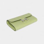 Hermès Constance Wallet To Go Jaune Bourgeon Matte Alligator Palladium Hardware
