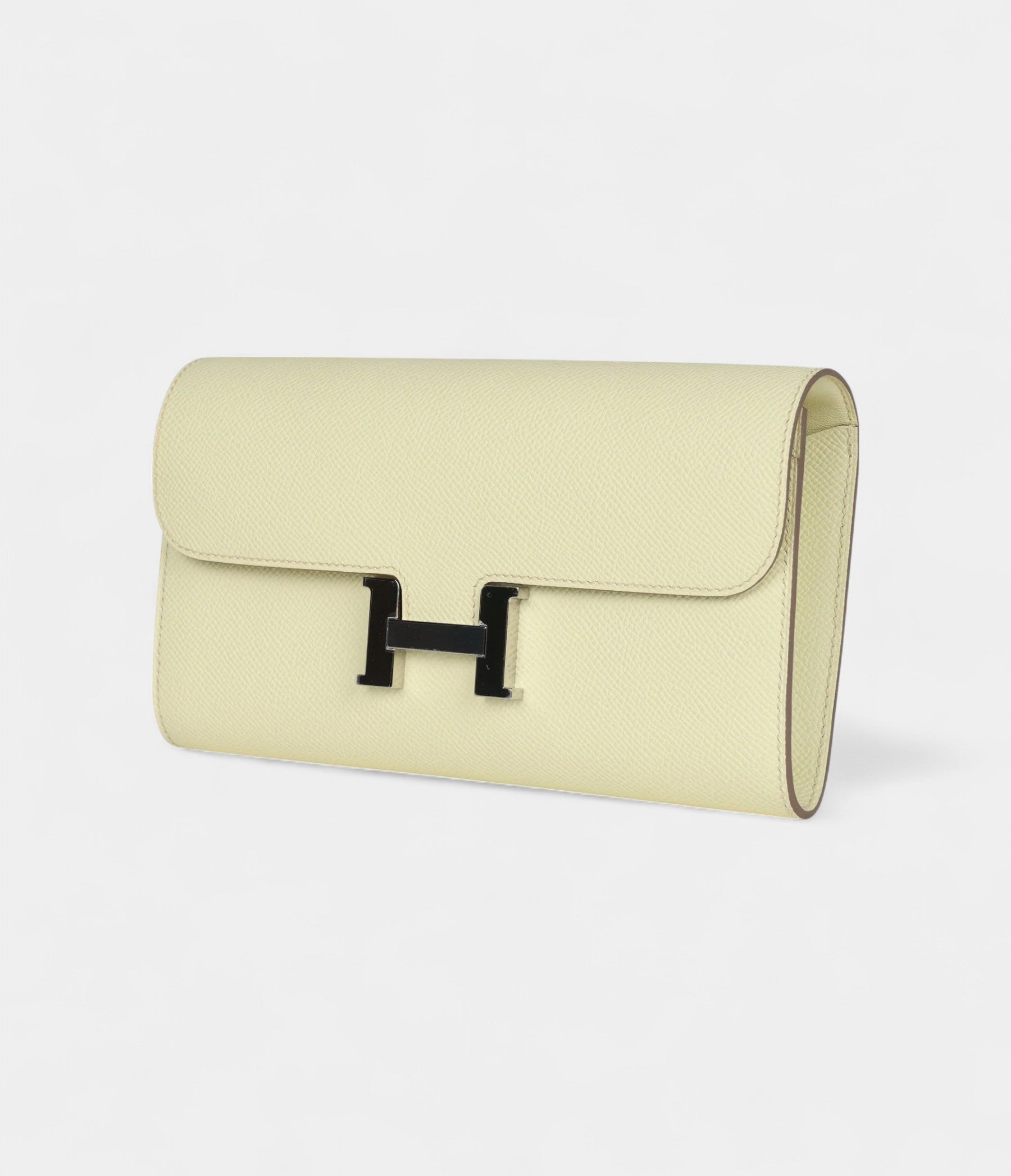 Hermès Constance Wallet To Go Jaune Milton Epsom Palladium Hardware