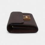 Hermès Constance Wallet To Go Moka Evercolor Gold Hardware