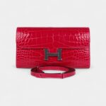 Hermès Constance Wallet To Go Rose Mexico Shiny Alligator Palladium Hardware