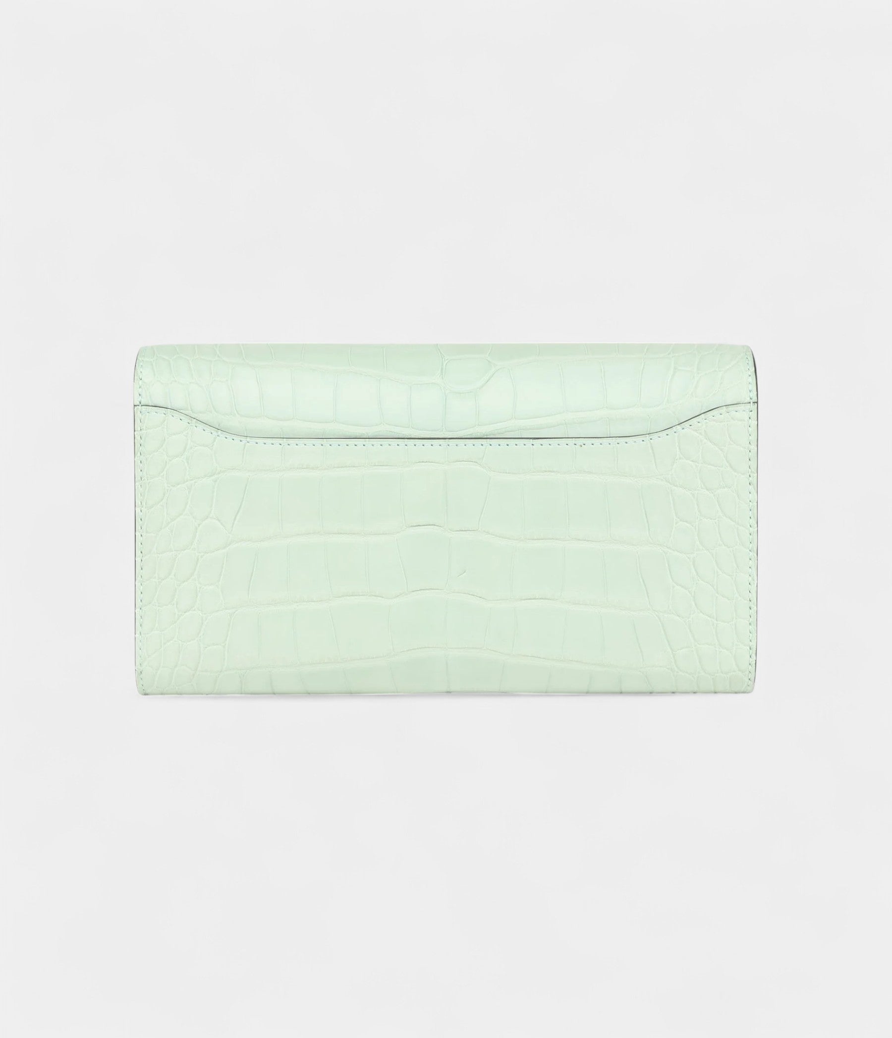 Hermès Constance Wallet To Go Vert D'eau Matte Alligator Palladium Hardware