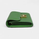 Hermès Constance Wallet To Go Vert Yucca Epsom Gold Hardware