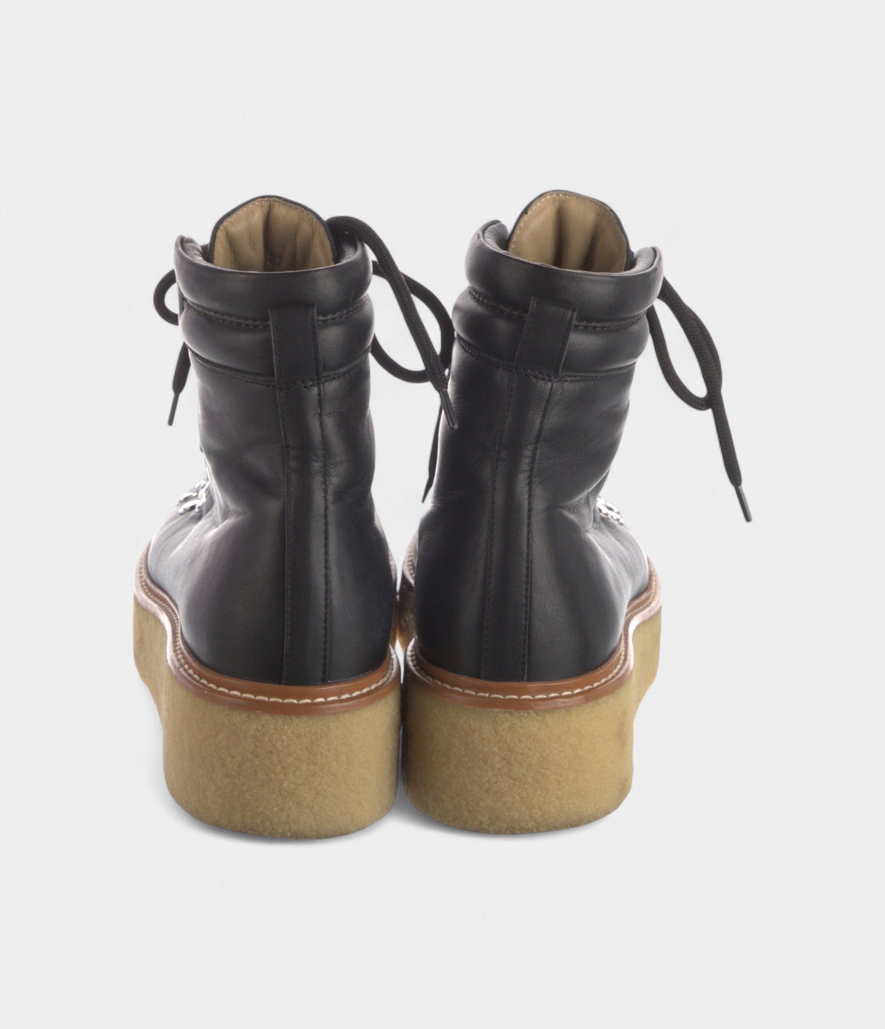 HermesDiscoveryLeatherCombatBootsStrengthMeetsSophistication_4.jpg Hermès Discovery Leather Combat Boots Strength Meets Sophistication