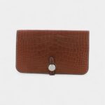 Hermès Dogon Duo Combined Wallet Matte Alligator