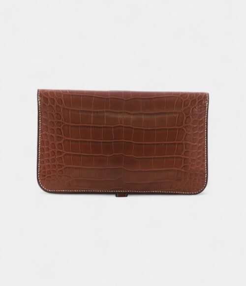 Hermès Dogon Duo Combined Wallet Matte Alligator