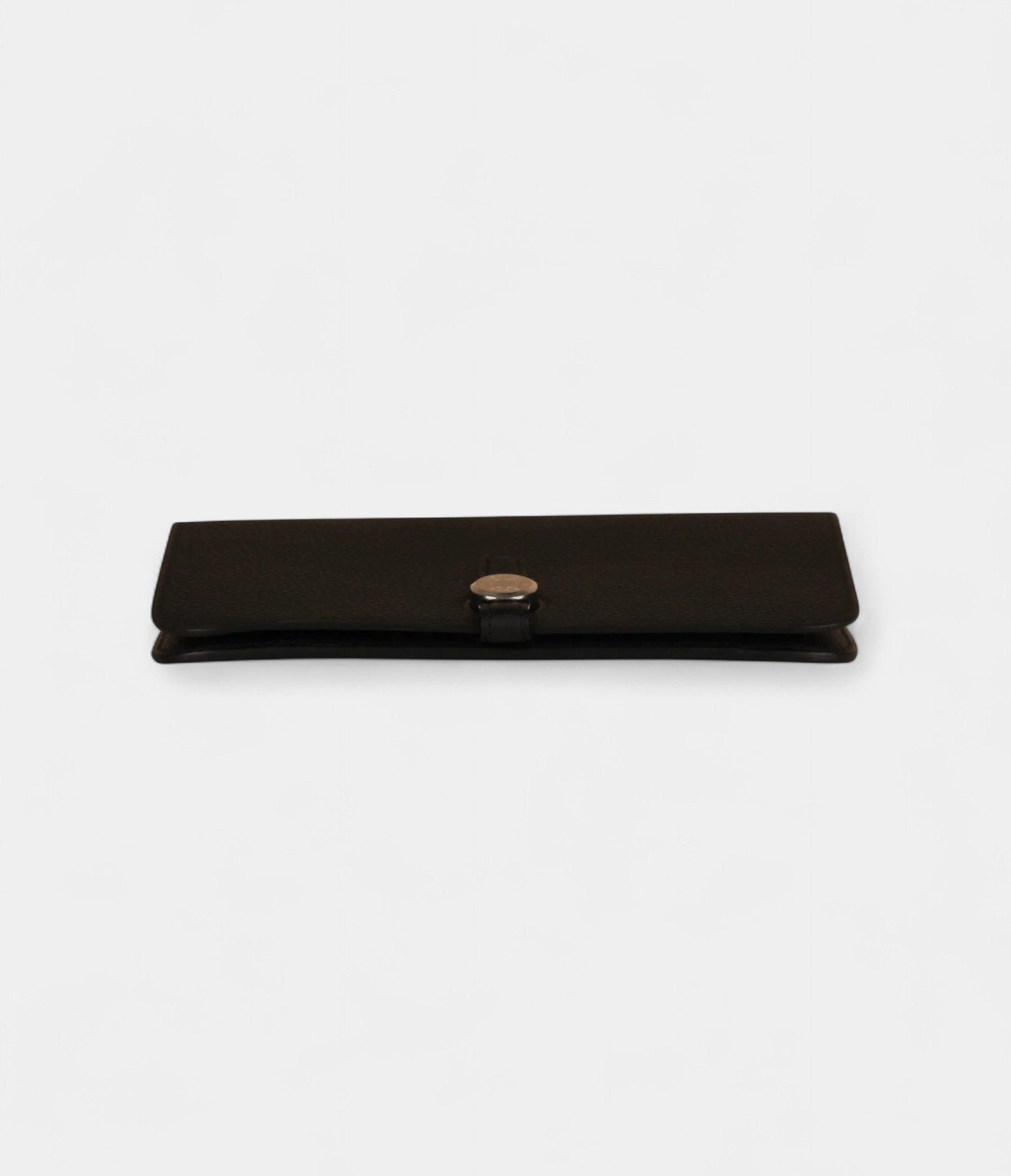 Hermès Dogon Duo Wallet Black Togo