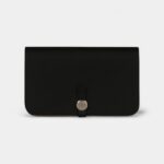 Hermès Dogon Duo Wallet Black Togo