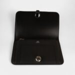 Hermès Dogon Duo Wallet Black Togo