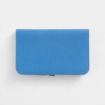 Hermès Dogon Duo Wallet Blue Leather