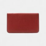 Hermès Dogon Duo Wallet In Red Calfskin Leather
