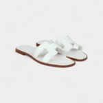 Hermès Egerie Sandals Vert Embrun Rubber 36