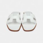 Hermès Egerie Sandals Vert Embrun Rubber 36