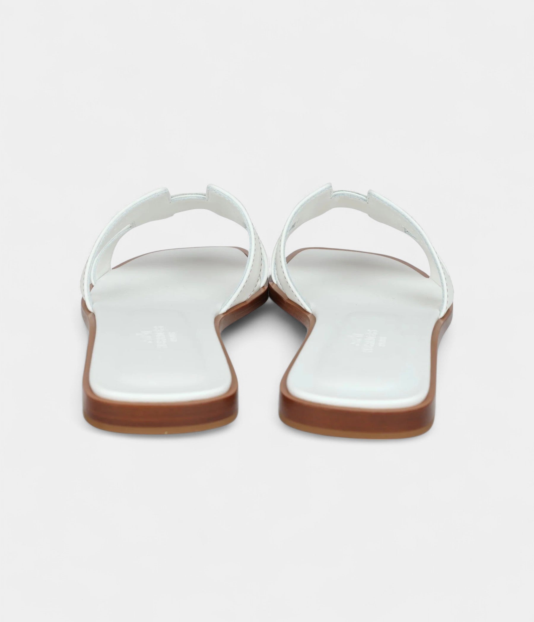 Hermès Egerie Sandals Vert Embrun Rubber 36