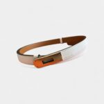 Hermes Epsom Kelly 18 Belt in White