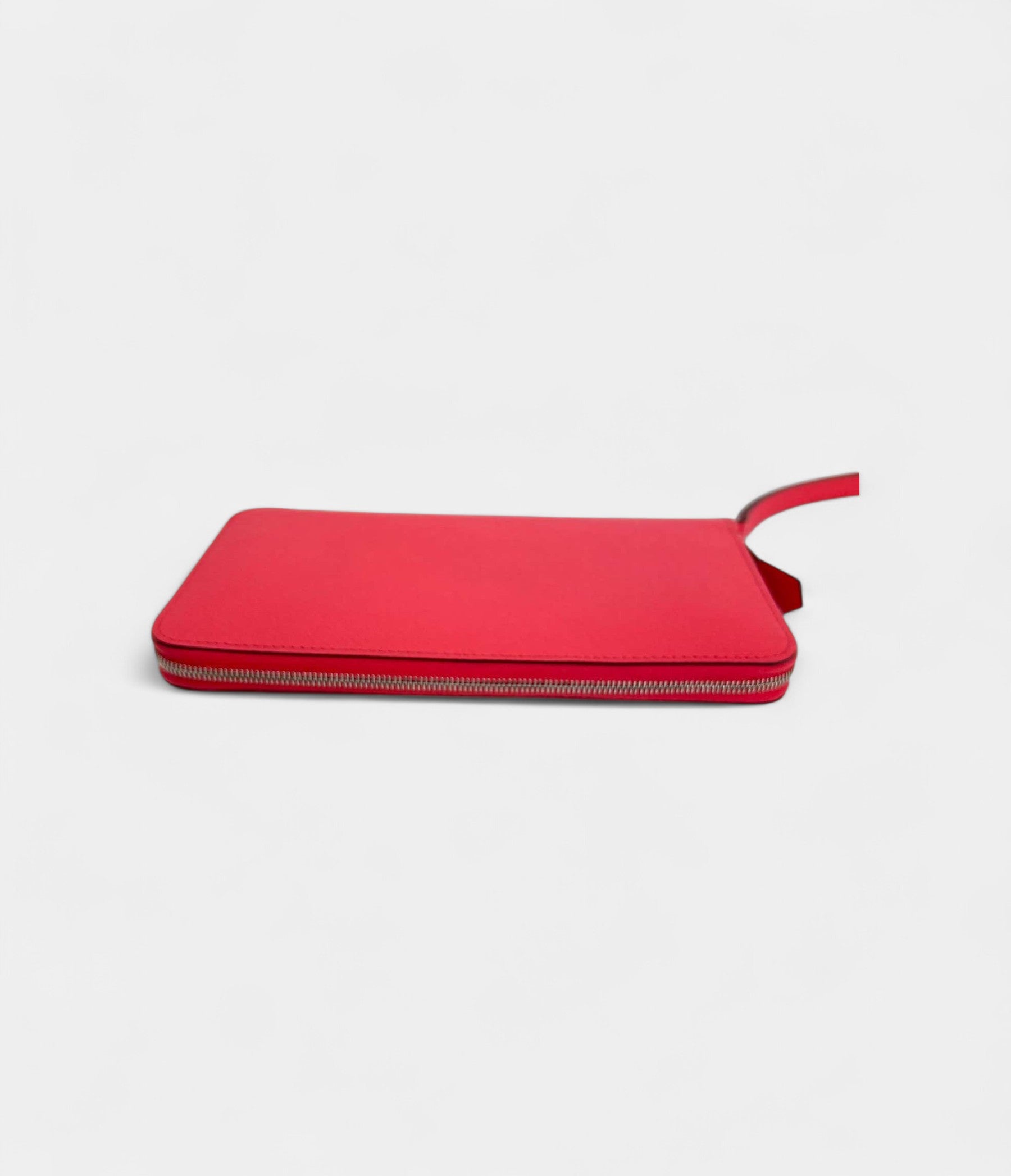 HermesEpsomLuckyWristAzapLeatherPinkRedWallet_2.jpg Hermes Epsom Lucky Wrist Azap Leather Pink Red Wallet